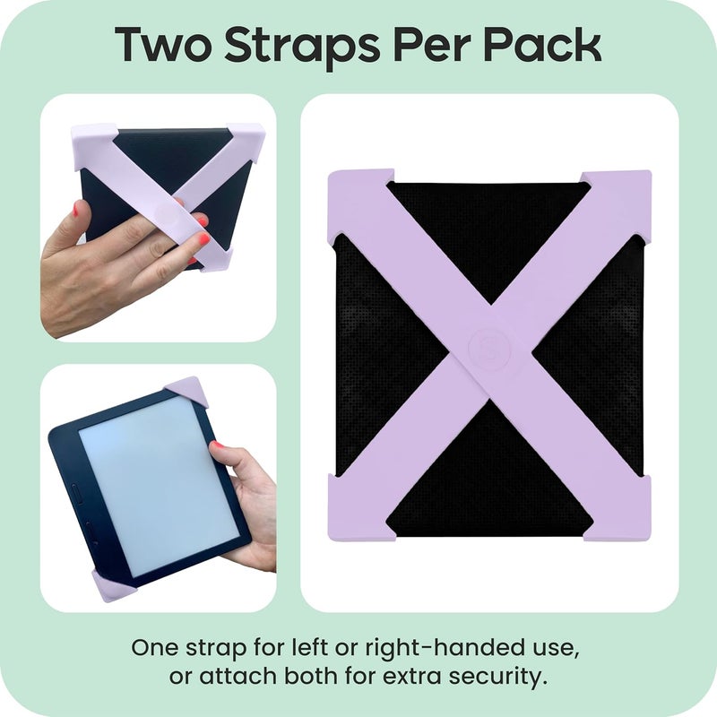 Strapsicle Hand Straps for Kindle Oasis (Pack of 2) - Holder for Kindle Oasis - E-Reader Straps for Comfortable Reading Experience - Kindle Accessories & Gift - Image 5
